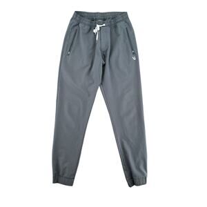 Vuori Dark Gray Joggers Pants Pocket Draw String Elastic Waist Small